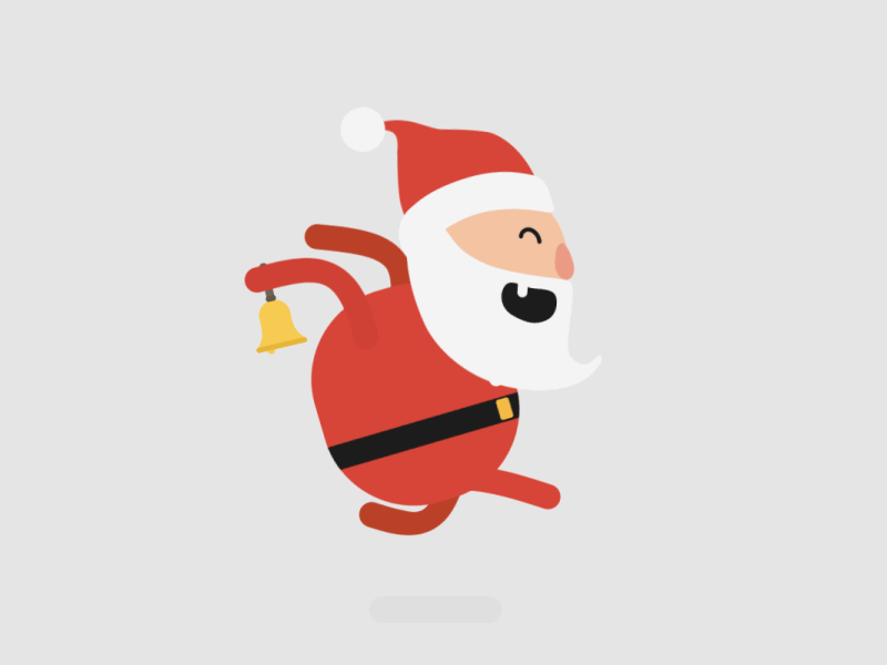 Running santa